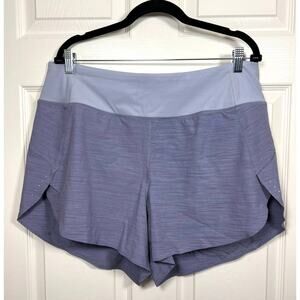 Athleta Run With It Textured 3.5" Short Violet Purple Women's 1X Plus Ladies Gym